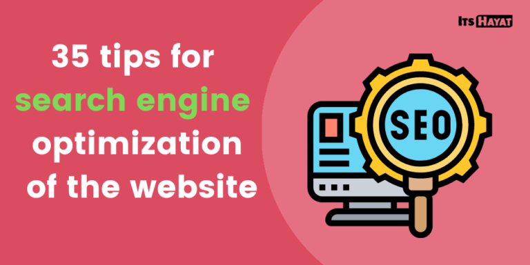35 tips for search engine optimization of the website