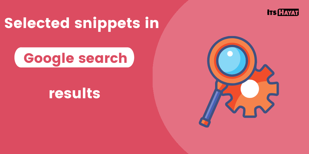 selected snippets in results